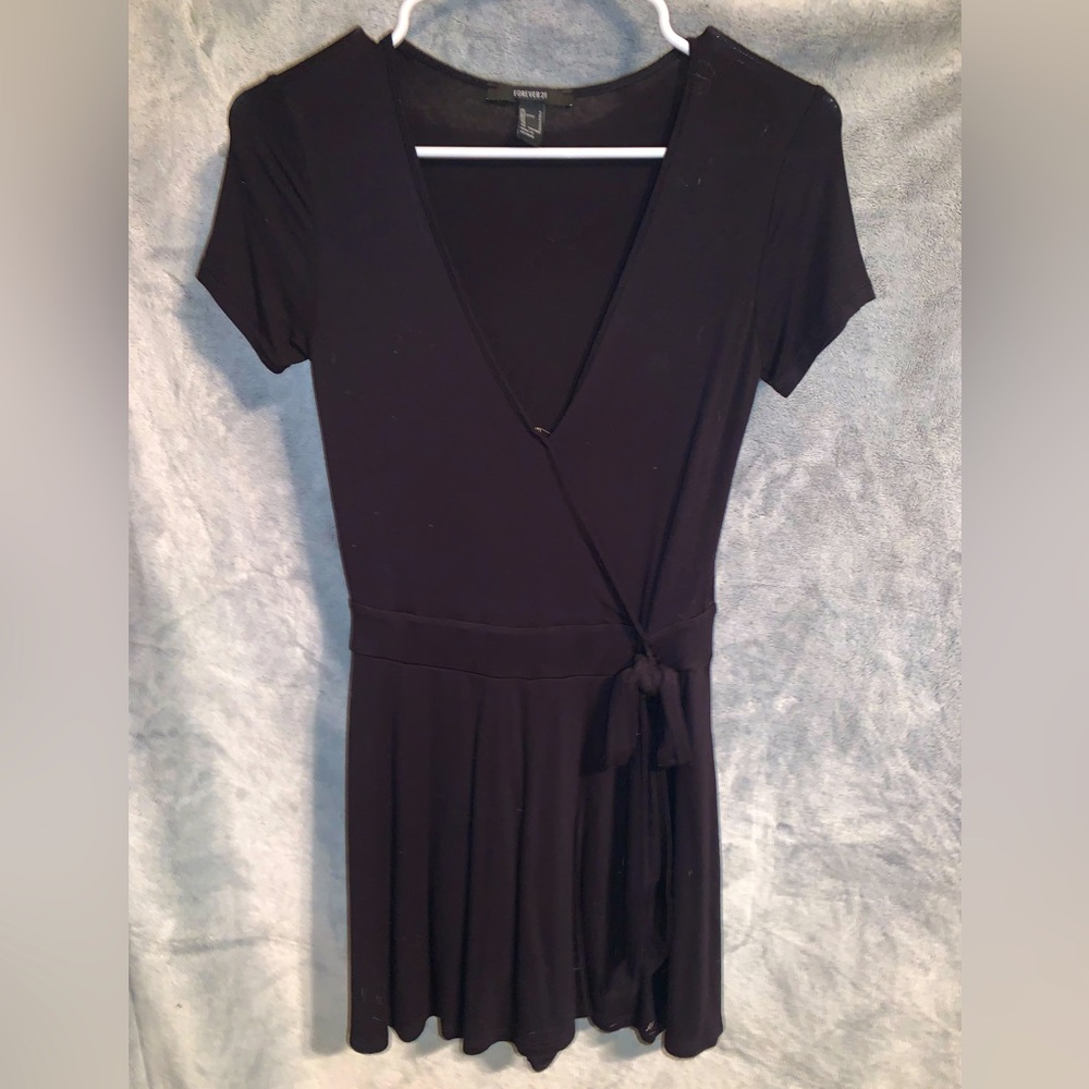 black loose dress✔️